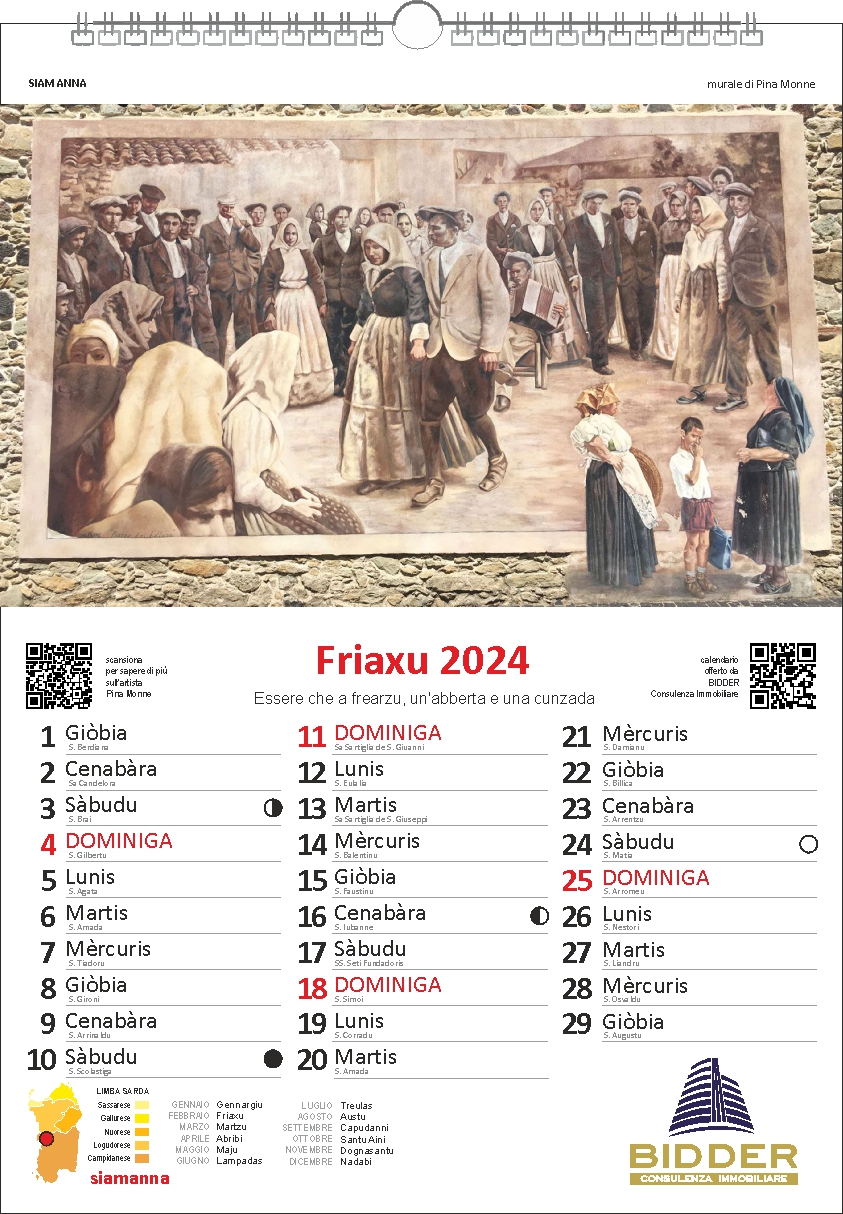 calendario sardo siamanna