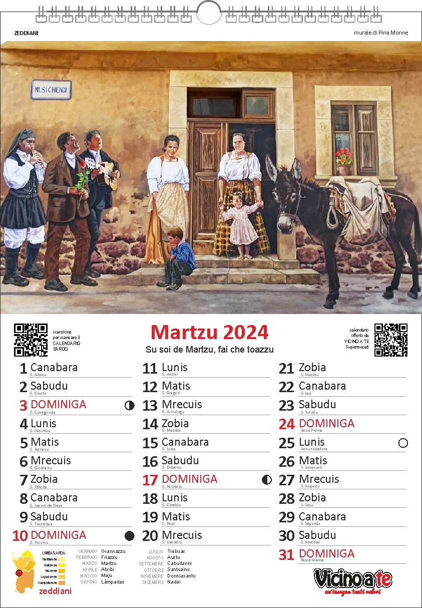 calendario sardo zeddiani