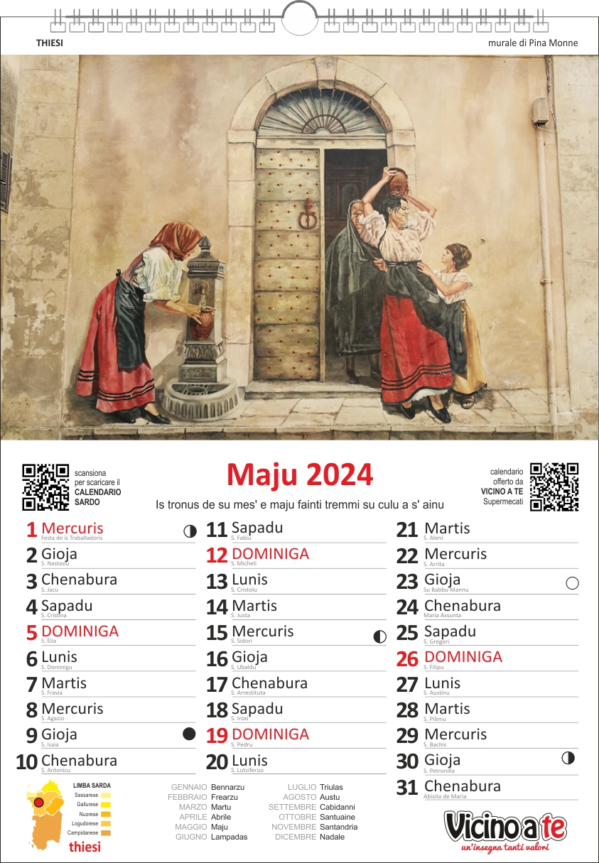 calendario sardo thiesi